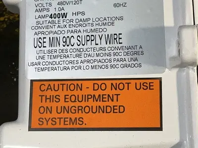 Used HUBBELL BLA400S5WH Lighting Ohio US | HGR 24 #1358096