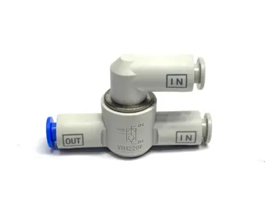 VR1220F-06 | SMC  Shuttle Valve w/ 6mm One-Touch Fitting - New – Open Box