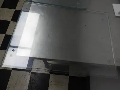 Used Excellence Industries Used Excellence EDC-4 Straight Glass Replacement Sneeze Guard ACSG-00001 Food, Restaurant, & Bakery Parts & Accessories Illinois US | Falcon Restaurant Supply #1376488