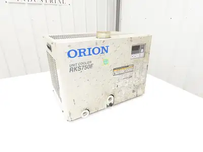 Orion RKS750F Chiller Unit Cooler 200V 3Ph 2.20kW R-407C Air & Water Cooled