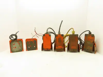Linemaster Foot Pedal Switch Shield 120/240V Orange Lot of 6