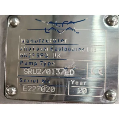 NEW ALFA LAVAL INC SRU2/013/LD