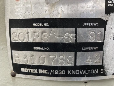 USED ROTEX 201PSALSS