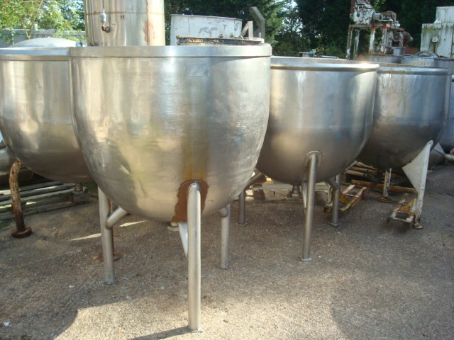450L S/S Open Top Hemispherical Pan