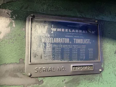 Used WHEELABRATOR _UNKNOWN_ Shot Blast Cleaning (Peening / Airless) Ohio US | HGR 24 #1230671