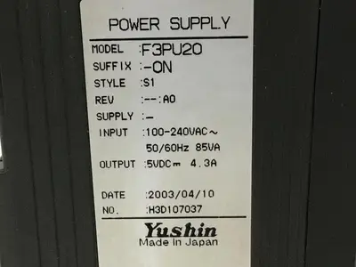 USED YUSHIN AMERICA F3PU20-ON