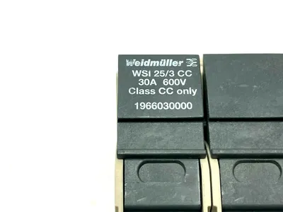 WSI 25/3 | Weidmuller  Fuse Terminal Screw Connection - Used