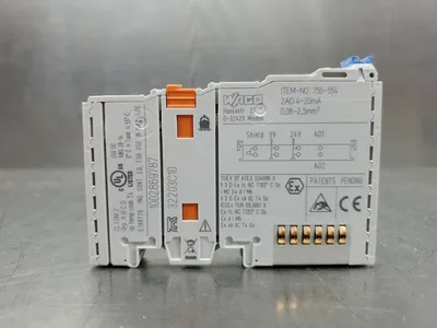 WAGO 753-554 4-20mA Removable Output Module Block, D-32422. 3E-24