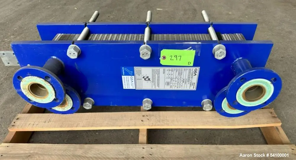 GEA Ecoflex VT10 Plate Heat Exchanger For Sale – 145 PSI, 212°F Rated – Approx.