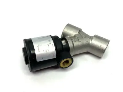 USED ASCO ANGLE BODY 2/2-WAY MOTORIZED PISTON VALVE, 1/2" NORMALLY CLOSED