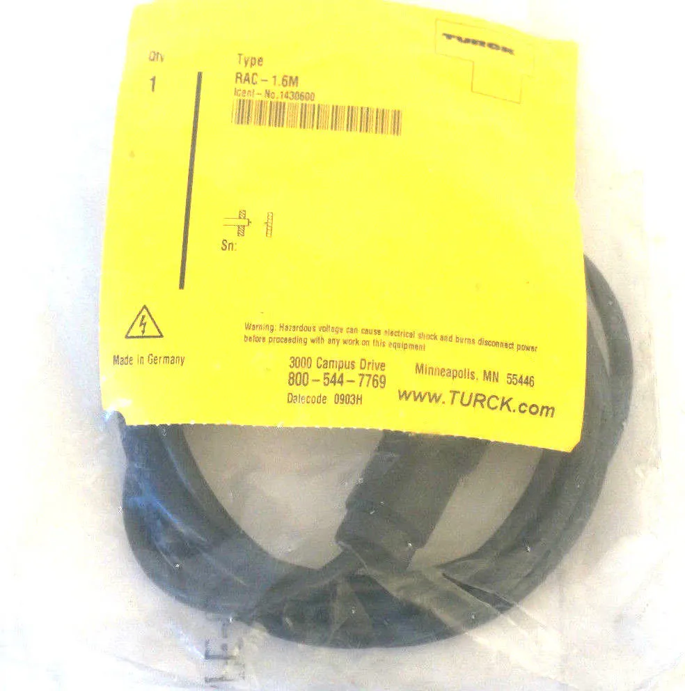 NEW TURCK RAC-1.6M PROXIMITY SENSOR RAC16M
