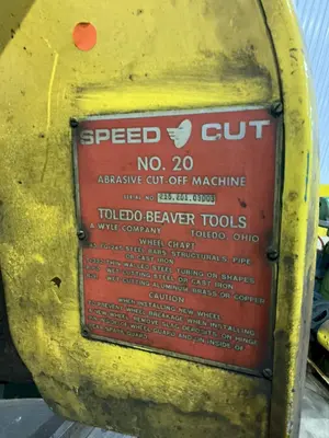 20" SPEED CUT MODEL #20 ABRASIVE CUT-OFF MITER SAW: YOBRO #24677