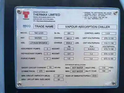 USED THERMAX LIMITED TAC L5 E1