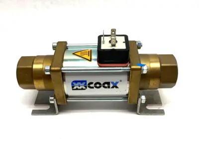 USED COAX COAXIAL DIRECT ACTING VALVE 2/2-WAY MK-10-NC-DN10-G1/4-24VDC