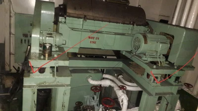 Sharples P3400 decanter centrifuge, 316SS.