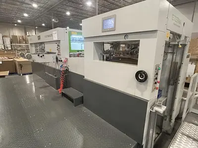 USED 2021 ETERNA ECUT 1060 ELITE AUTOMATIC DIE CUTTER WITH STRIPPING