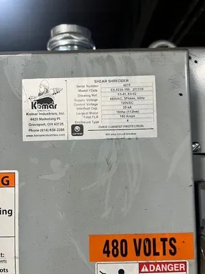 2019 KOMAR INDUSTRIES INC ES-5236-150 Shredders | Alan Ross Machinery (6)