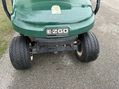 (1) 2015 E-Z-Go golf cart with a Kawasaki gas engine, includes club and ball washer, does not includ...