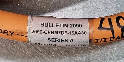 @E Allen Bradley 2090-CPBM7DF-16AA40 Power Cable 30FT Loc5B29