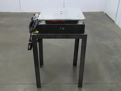 SCR-200 Flat Deck Paper Jogger Shaker Table 18x18" 0-4000 RPM 115V 2500 VPM