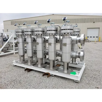 Unused Stainless Steel Rosedale High Pressure Liquid Filtration Strainer System