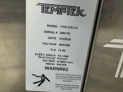 NEW 2026 TEMPTEK VTR-275-LS