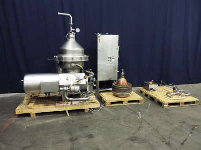 Alfa-Laval MRPX 514 HGV-74C cold milk separator, 316SS.