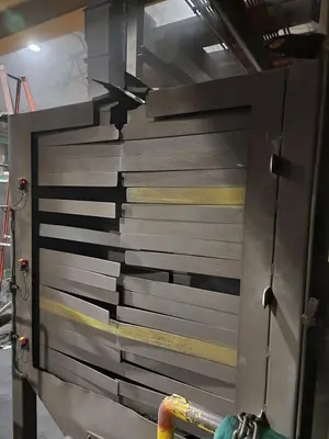 Used 1988 PANGBORN ES-1860 Monorail Hanger Shot Blaster Pennsylvania US | Shot Blasting Equipment #470205