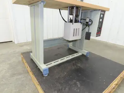 Changzhou JT-100-Q Ultrasonic Welding Sewing Head Unit Press 2x1" Foot 220V