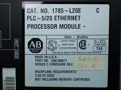 USED ALLENBRADLEY 1785L20E