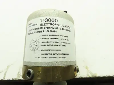 Marsh Bellofram 010-642-000 T-3000 Electropneumatic Valve Type 75 HR Relay