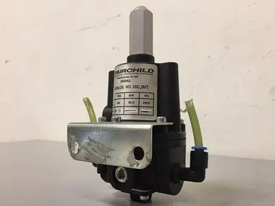 USED FAIRCHILD 10222 PNEUMATIC PRESSURE REGULATOR MAX 500 PSIG 35 BAR 3500 KPA