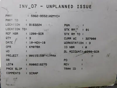 Used _UNKNOWN_ _UNKNOWN_ Semiconductor Parts Texas US | Aucto #1510733