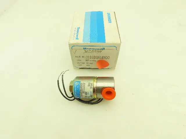 Honeywell Skinner 3121BSN1EN00 Solenoid Valve 2-Way NC 24VDC 500 PSI 1/8" NPT