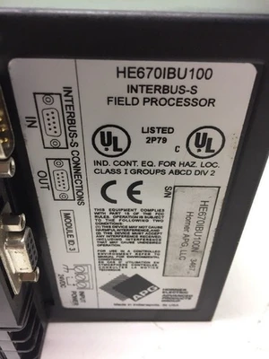 Horner Electric Field Control HE670IBU100N *Fast Shipping* Warranty!