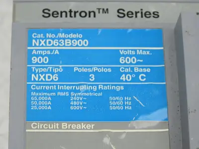 Used SIEMENS SENTRON _UNKNOWN_ Circuit Breakers Indiana US | Arrow Industrial #1365085