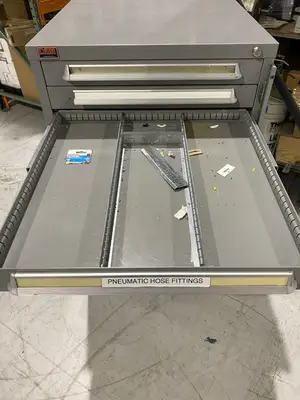 Used Lyon 9 Drawer Modular Cabinet Cabinets Michigan US | Maverick Industrial Sales #1507230