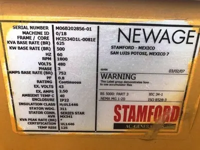 USED 2007 CATERPILLAR D3412