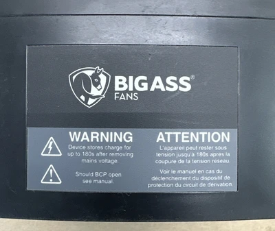 USED Big Ass Fans ESV152R04TLC582