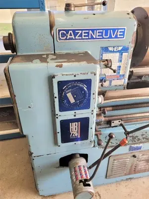 28" X 80" CAZENEUVE HB 725 ENGINE LATHE