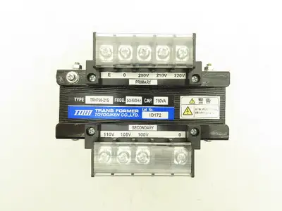 Togi TRH750-21S Control Power Transformer 750VA HV 220 LV 110 Toyogiken