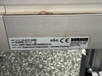 Used 2020 DORNER 32MT1M060201N0505VH01 Material Handling (misc) Ohio US | HGR 24 #1556756