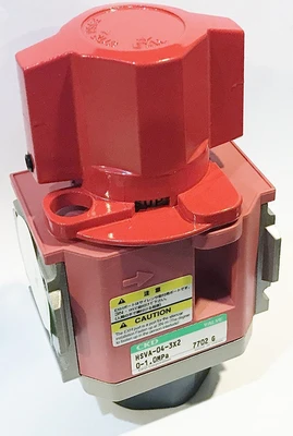 CKD Corp HSVA-06-3X2 HSV Manual Air Pneumatic Switching Valve With Lockout [New]