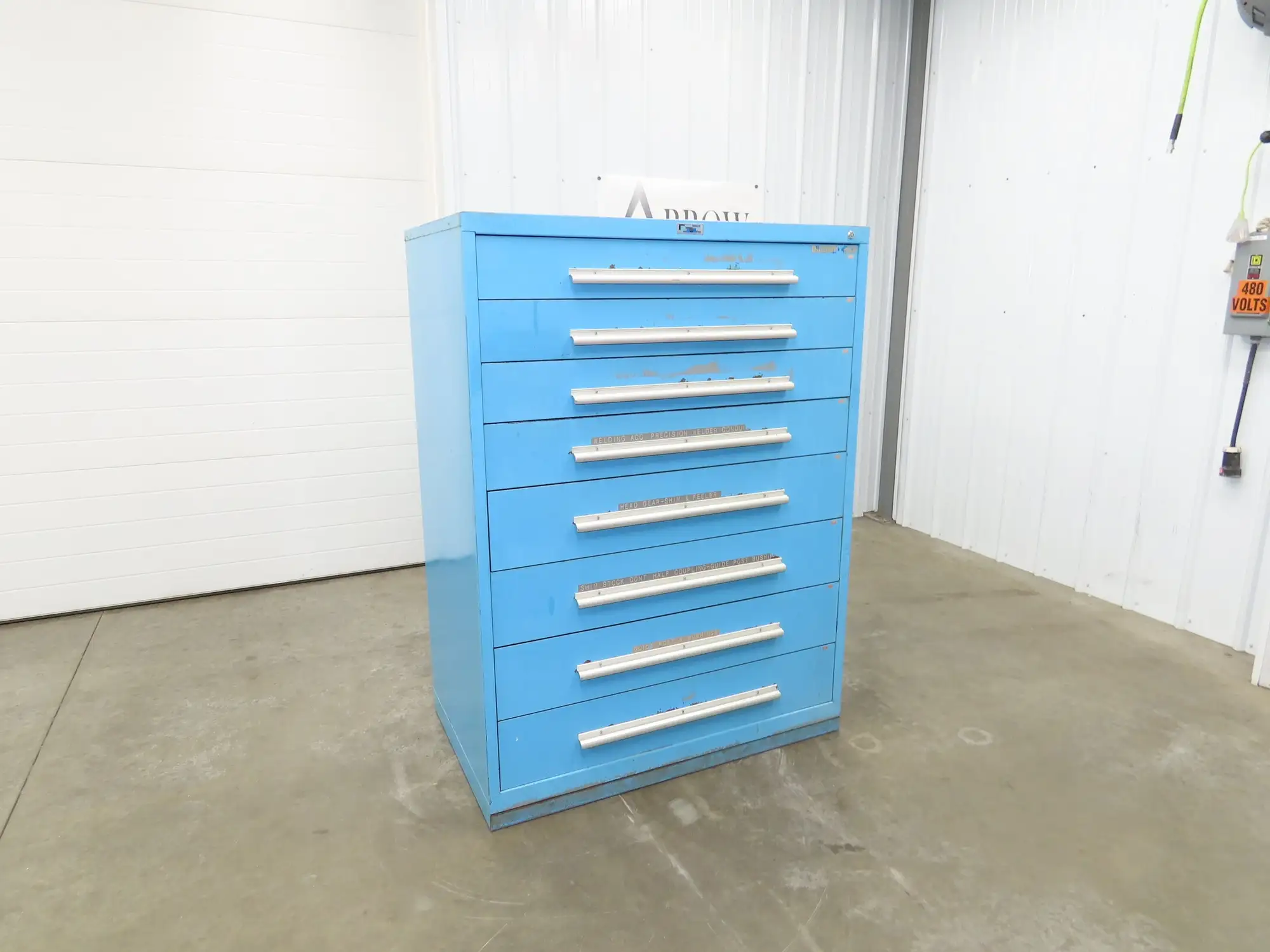Nu-Era Tool Storage Cabinet Modular 8 Drawer 45x28x61" Stanley Vidmar Lista
