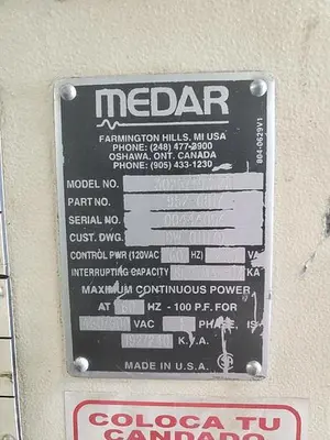 USED 1962 SCIAKY EPDF2-40-100-12-8