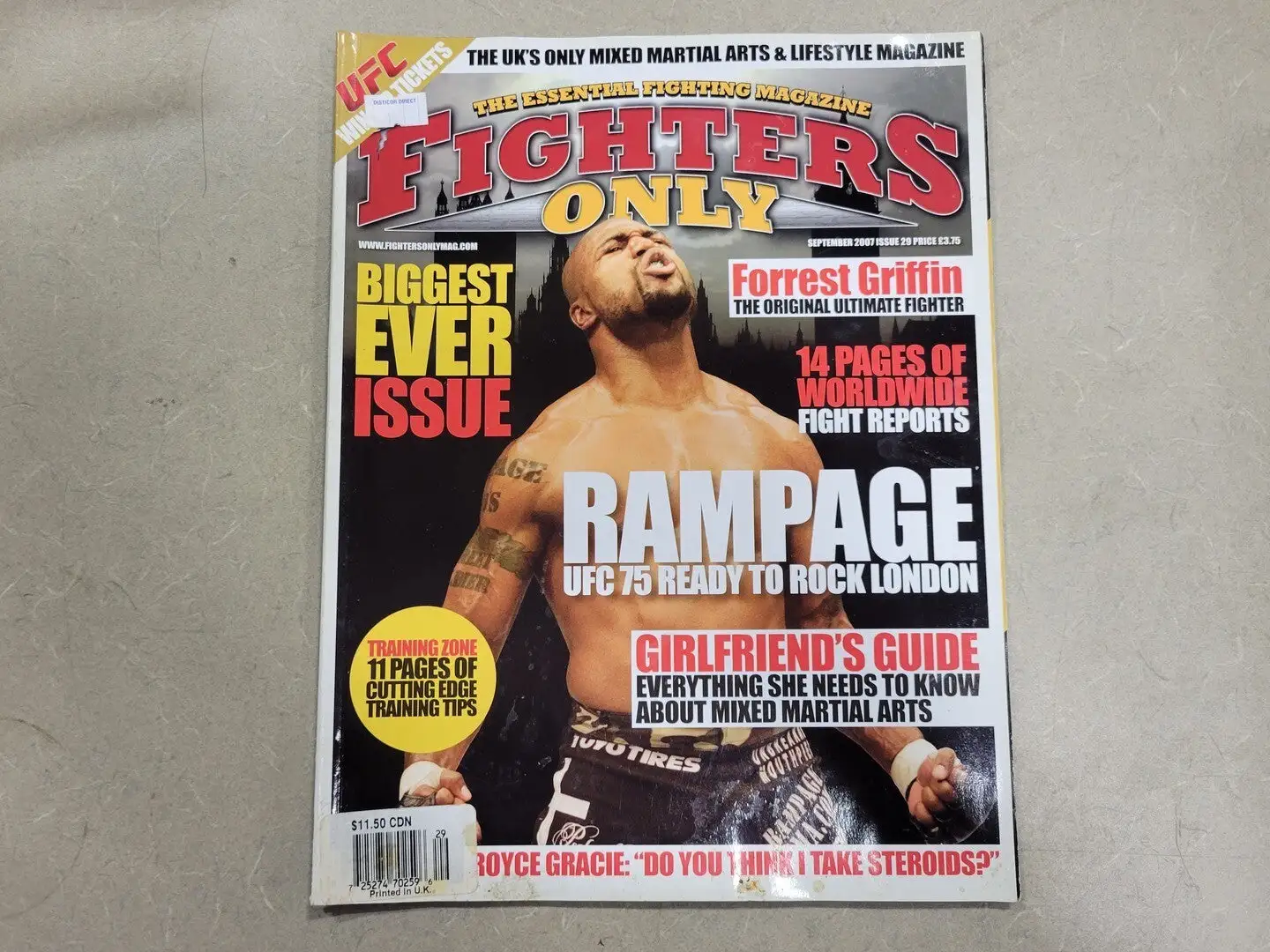 USED FIGHTERS ONLY SEPTEMBER 2007 ISSUE 29