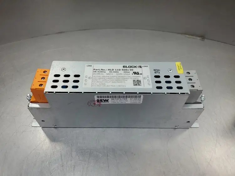 Used SEW EURODRIVE BLOCK SEW BLOCK HLD 110-500/30 Netzfilter, (08271283), 520VAC Misc Electrical & Power Parts South Carolina US | Palmetto Automation #1161178