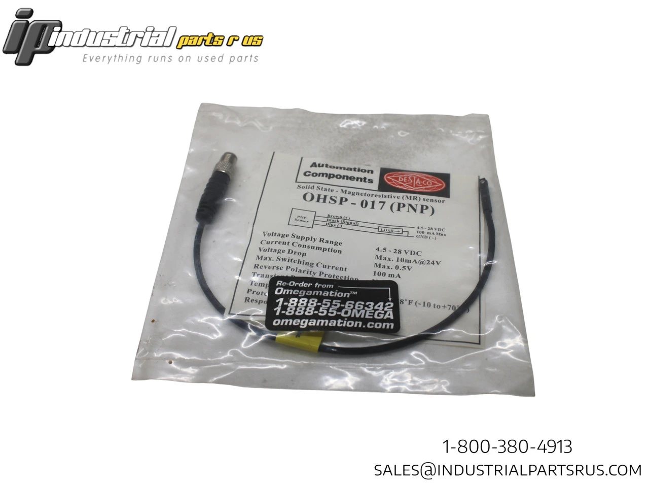 Destaco Robohand OHSP-017 Solid State Magnetoresistive MR Sensor 28V