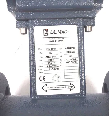 NEW LIQUID CONTROLS HMS-2500 225 PSI LCMAG METER HMS2500