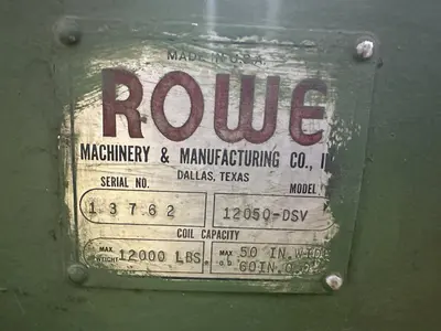 USED ROWE 12050-DSV